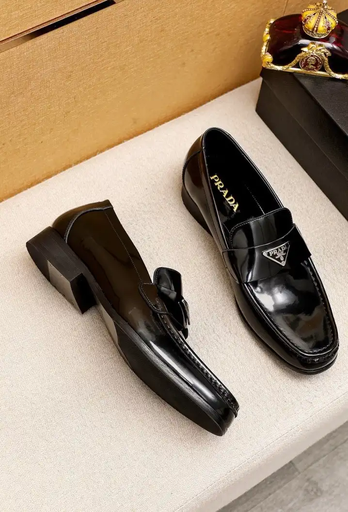 hype Prada Leather Shoes