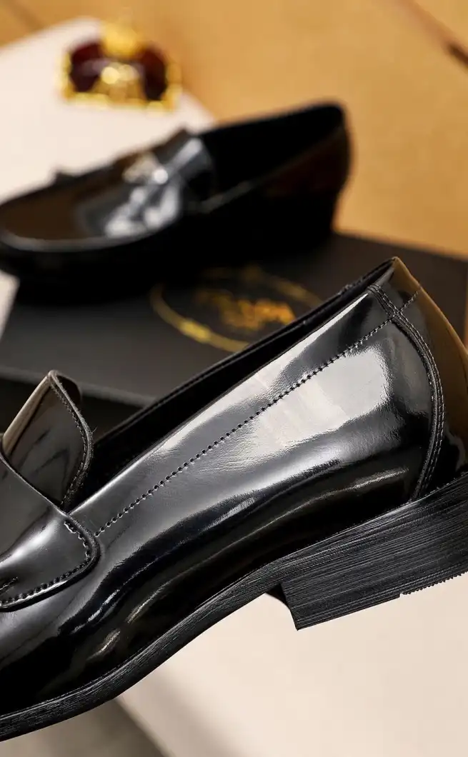 hype Prada Leather Shoes