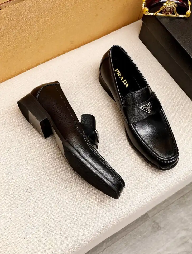 hype Prada Leather Shoes