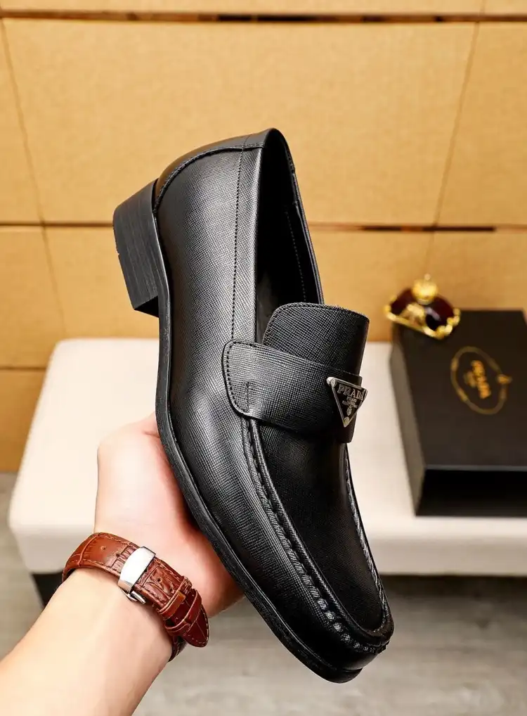 hype Prada Leather Shoes