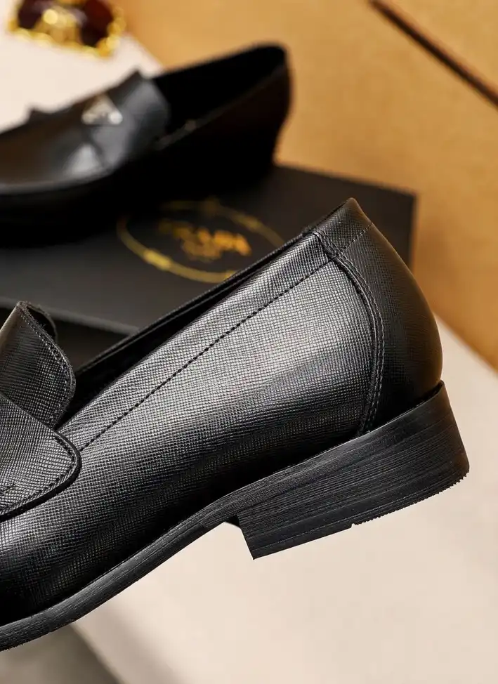 hype Prada Leather Shoes