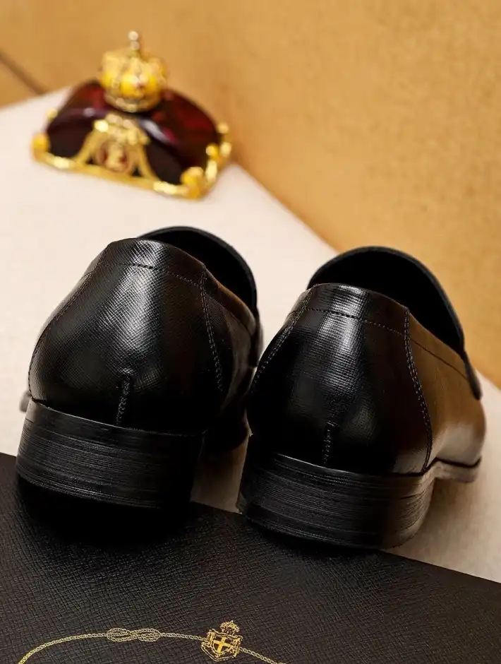 hype Prada Leather Shoes