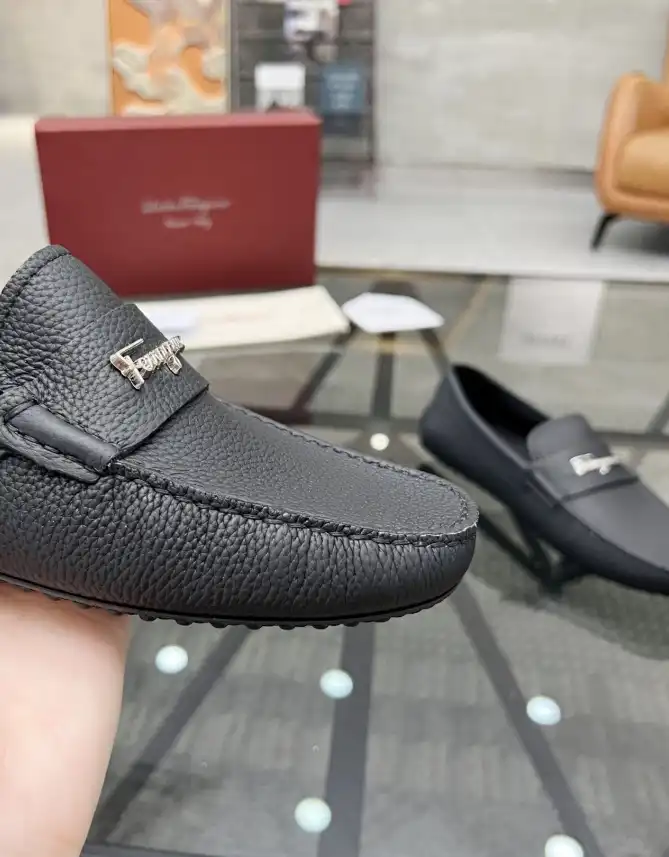 hype Ferragamo Leather Shoes