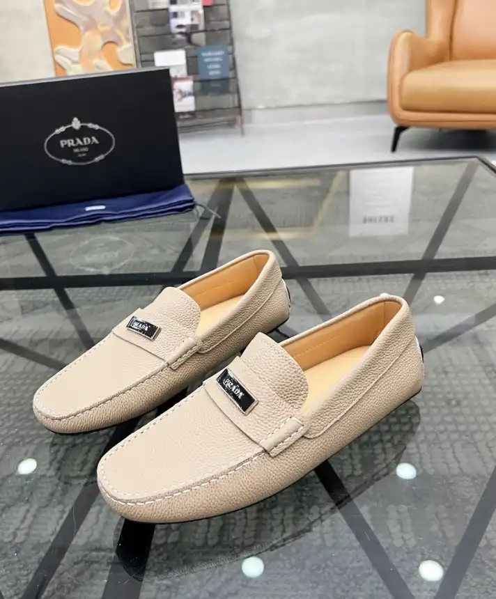 hype Prada Leather Shoes