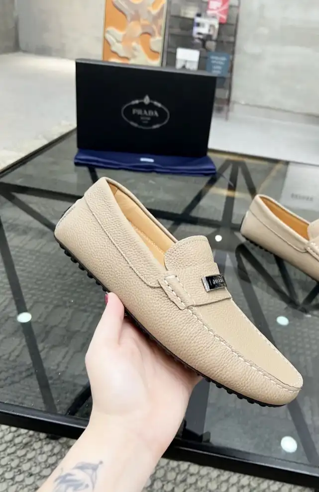 hype Prada Leather Shoes