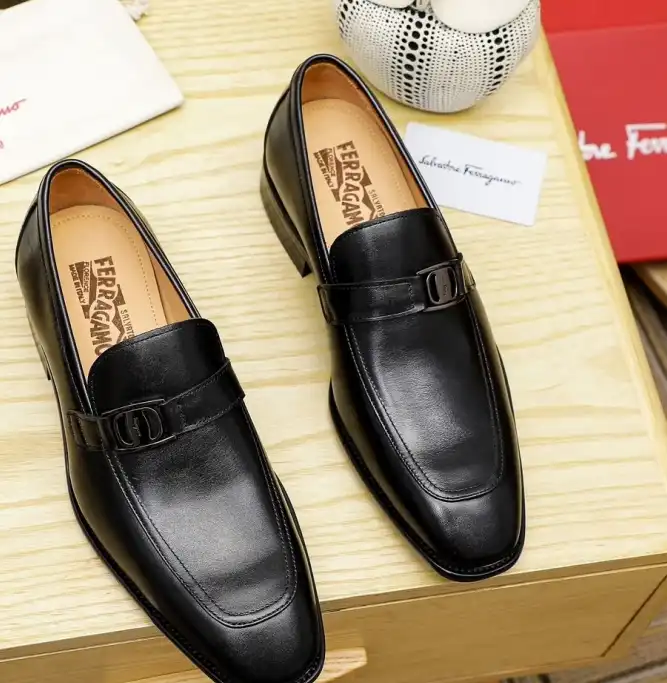 hype Ferragamo Leather Shoes