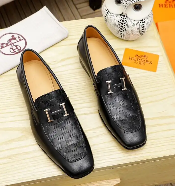 hype Hermes Leather Shoes