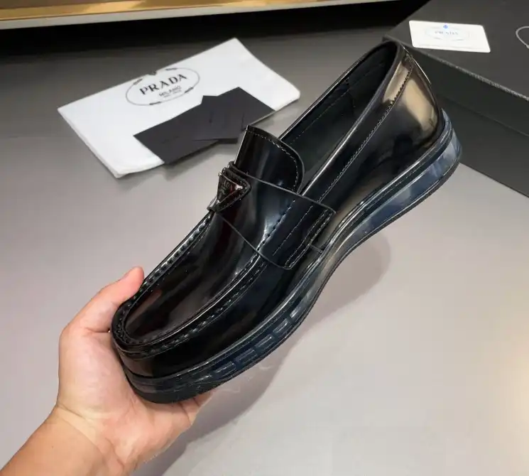 hype Prada Leather Shoes