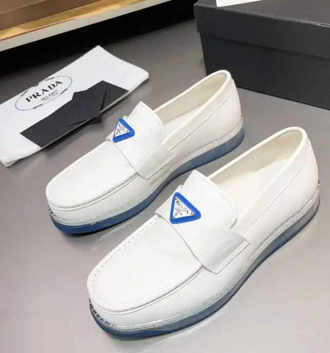 hype Prada Leather Shoes