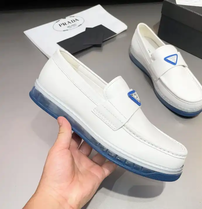 hype Prada Leather Shoes