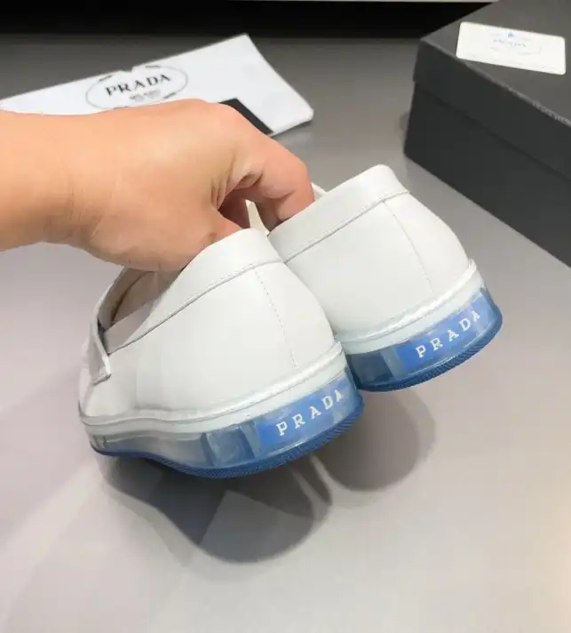 hype Prada Leather Shoes