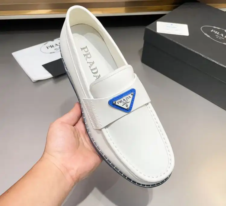 hype Prada Leather Shoes