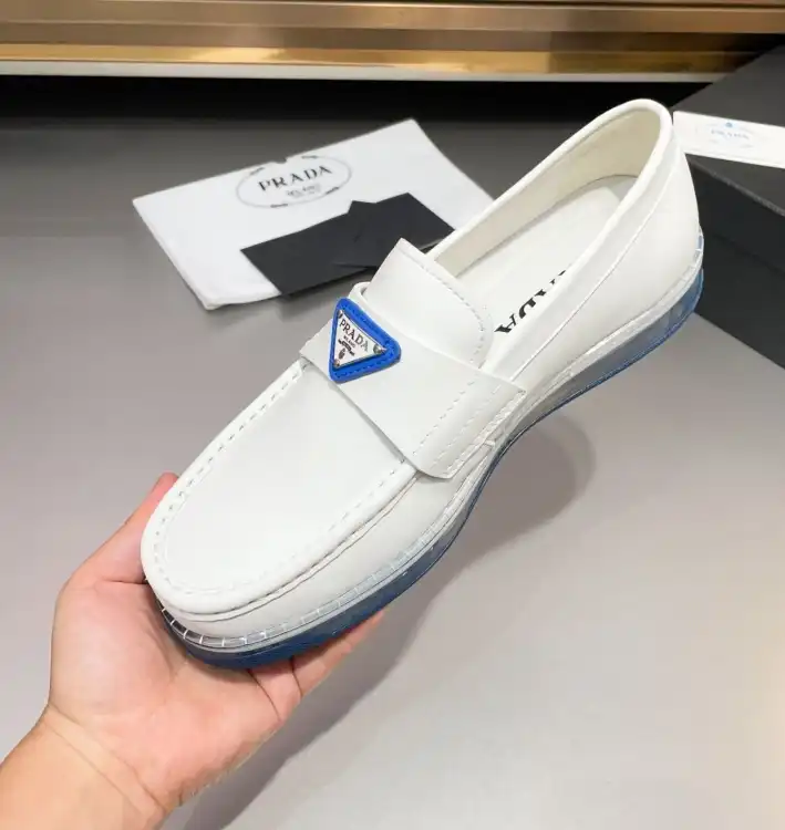 hype Prada Leather Shoes