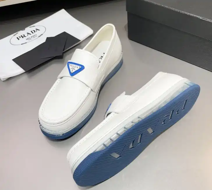 hype Prada Leather Shoes