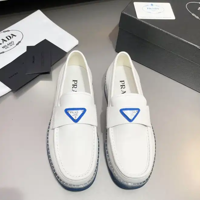 hype Prada Leather Shoes