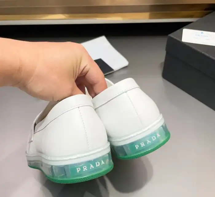 hype Prada Leather Shoes