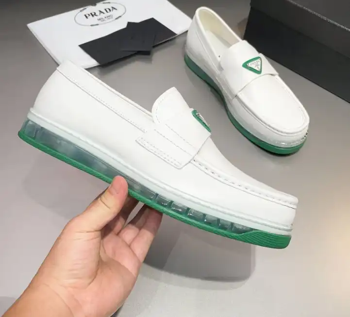 hype Prada Leather Shoes