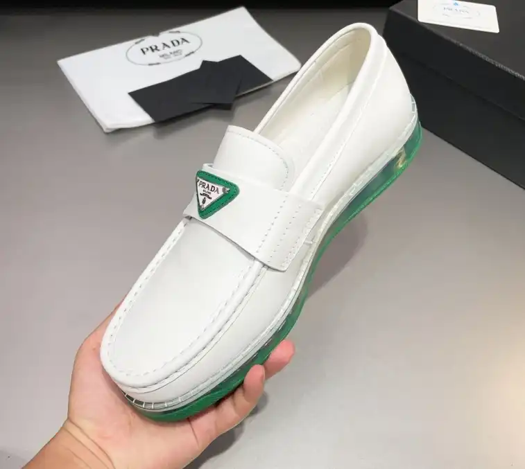 hype Prada Leather Shoes