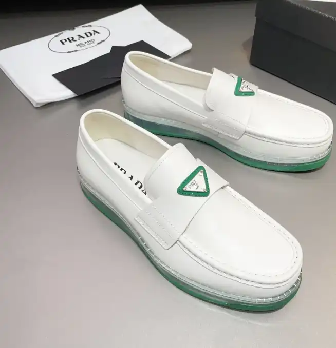 hype Prada Leather Shoes