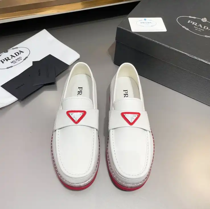 hype Prada Leather Shoes