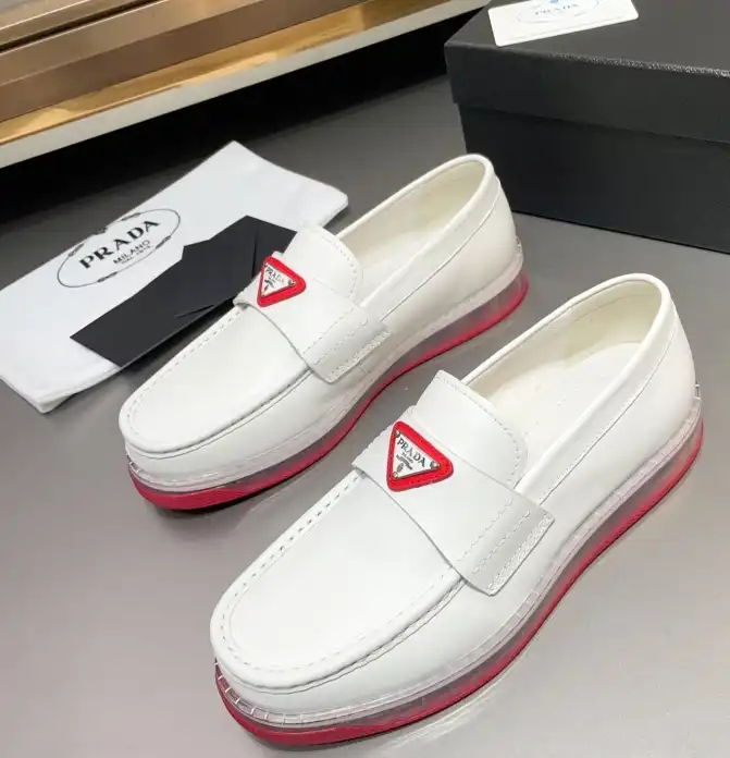 hype Prada Leather Shoes