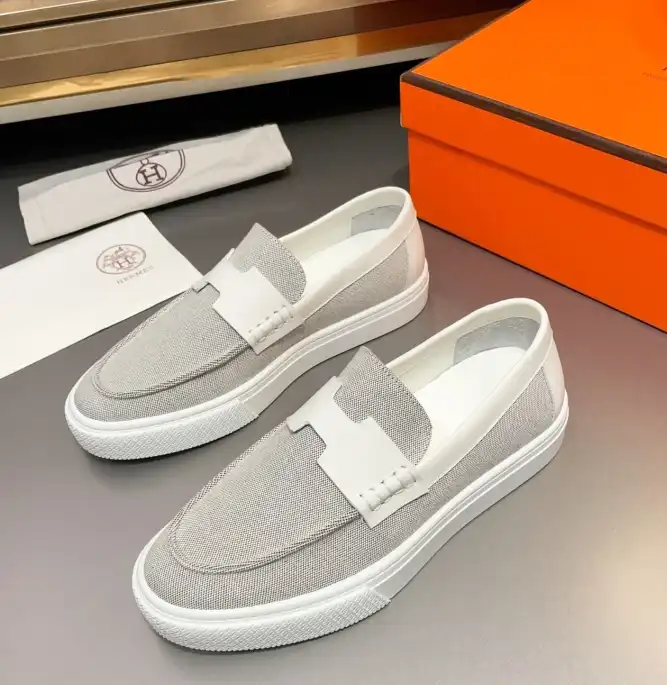 hype Hermes Leather Shoes