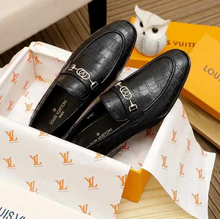 hype LV Leather Shoes