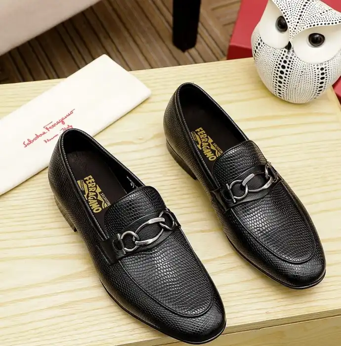 hype Ferragamo Leather Shoes