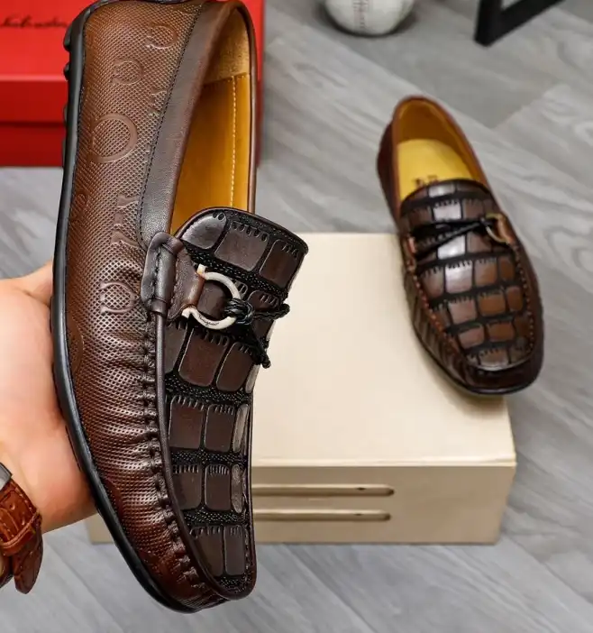 hype Ferragamo Leather Shoes