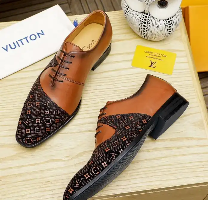 hype LV Leather Shoes