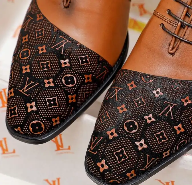 hype LV Leather Shoes