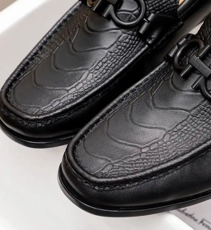 hype Ferragamo Leather Shoes