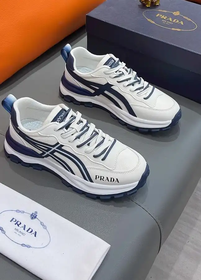 hype Prada Leather Shoes