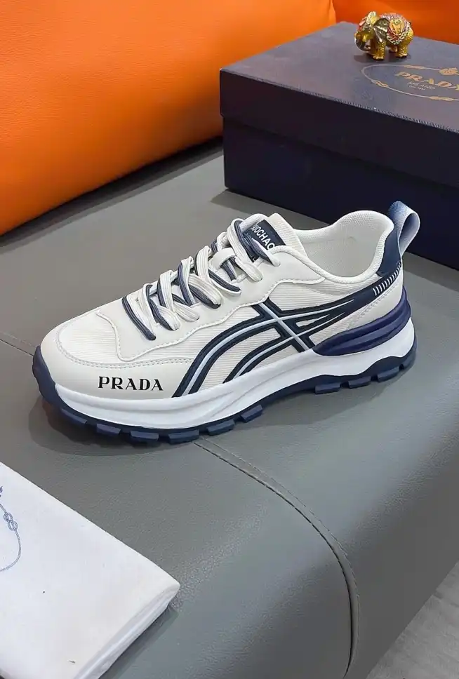 hype Prada Leather Shoes