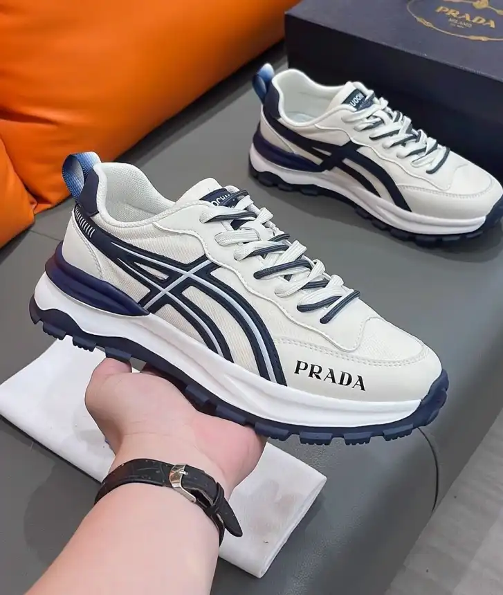 hype Prada Leather Shoes