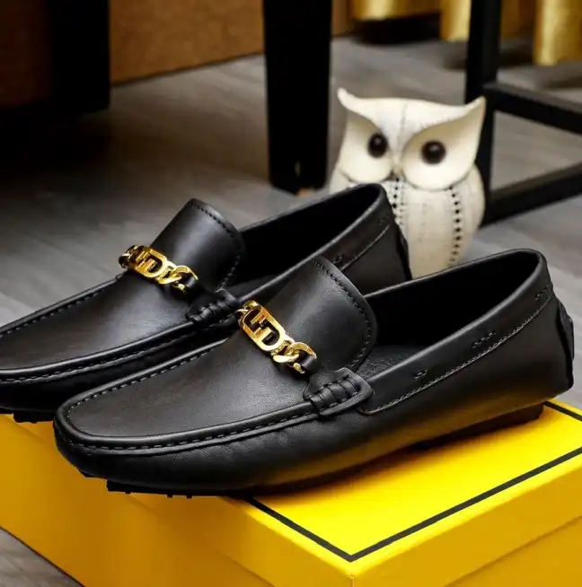 hype Fendi Leather Shoes