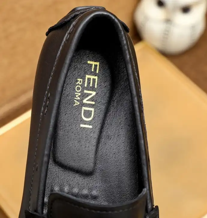 hype Fendi Leather Shoes