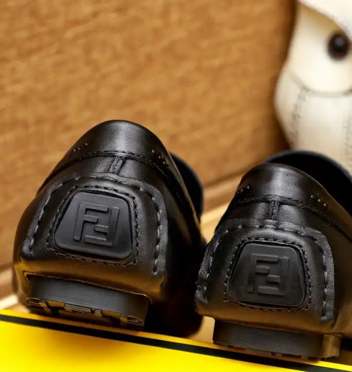 hype Fendi Leather Shoes