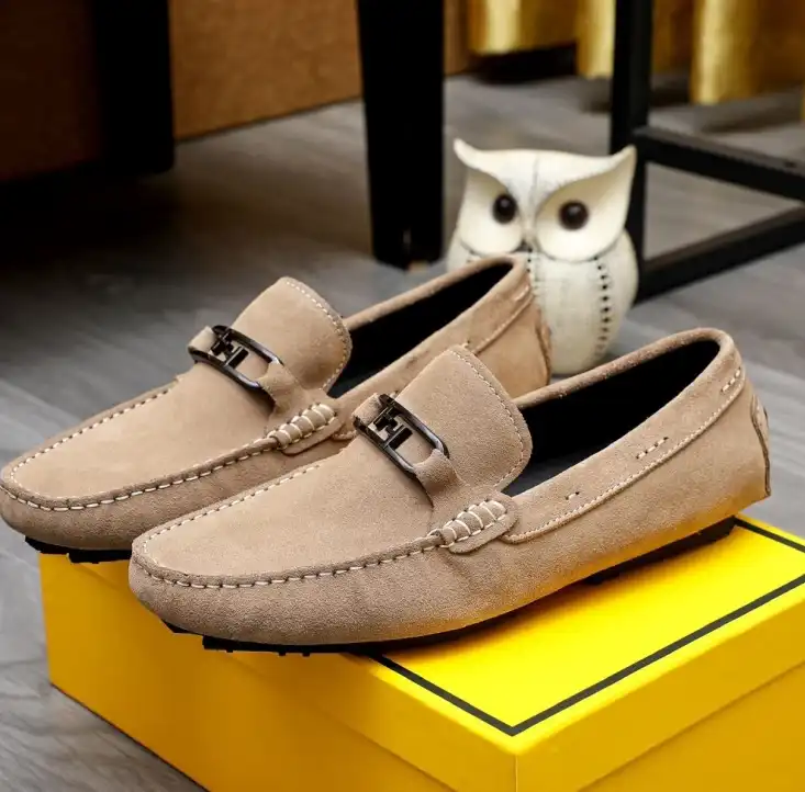 hype Fendi Leather Shoes