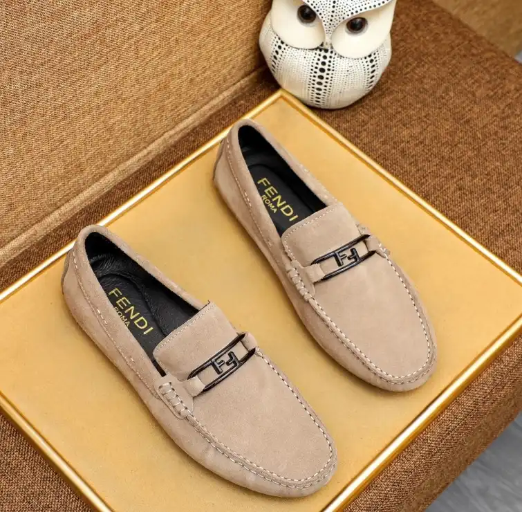 hype Fendi Leather Shoes