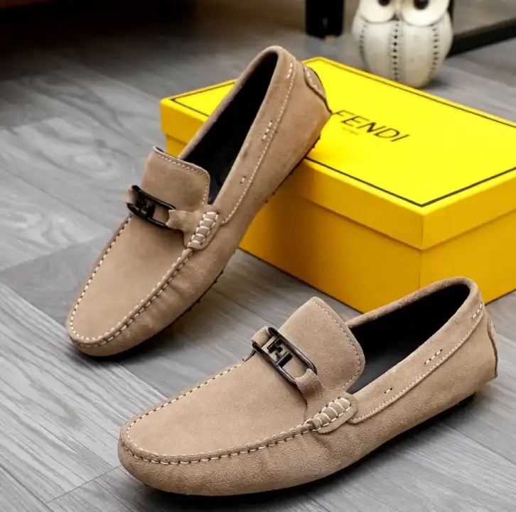 hype Fendi Leather Shoes