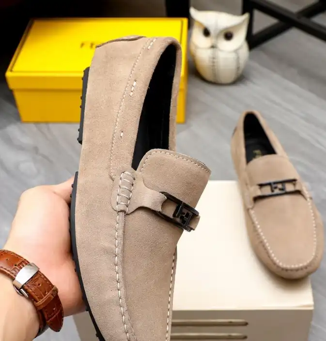 hype Fendi Leather Shoes