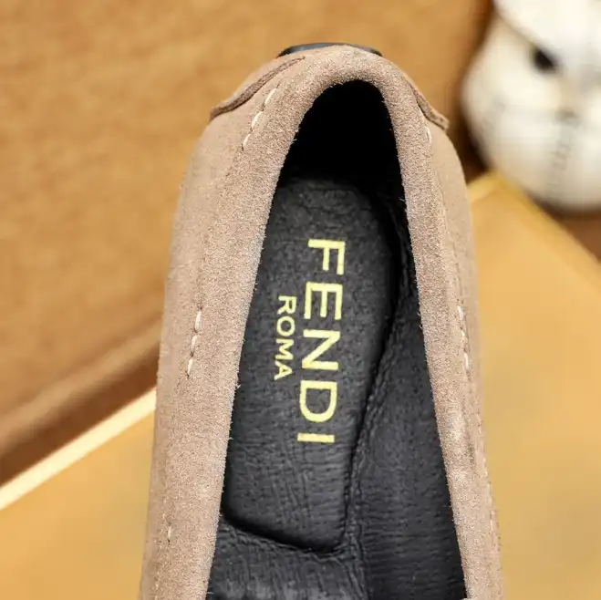 hype Fendi Leather Shoes