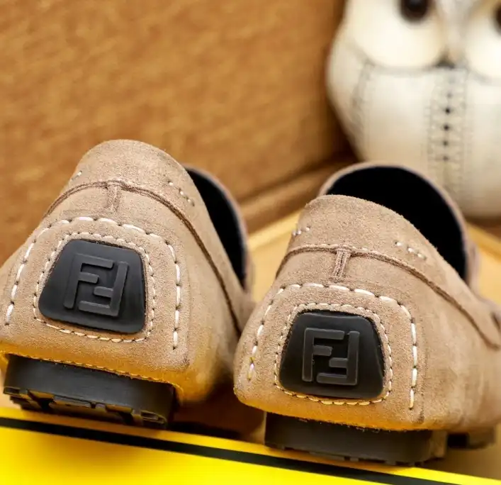 hype Fendi Leather Shoes