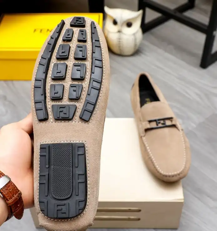 hype Fendi Leather Shoes