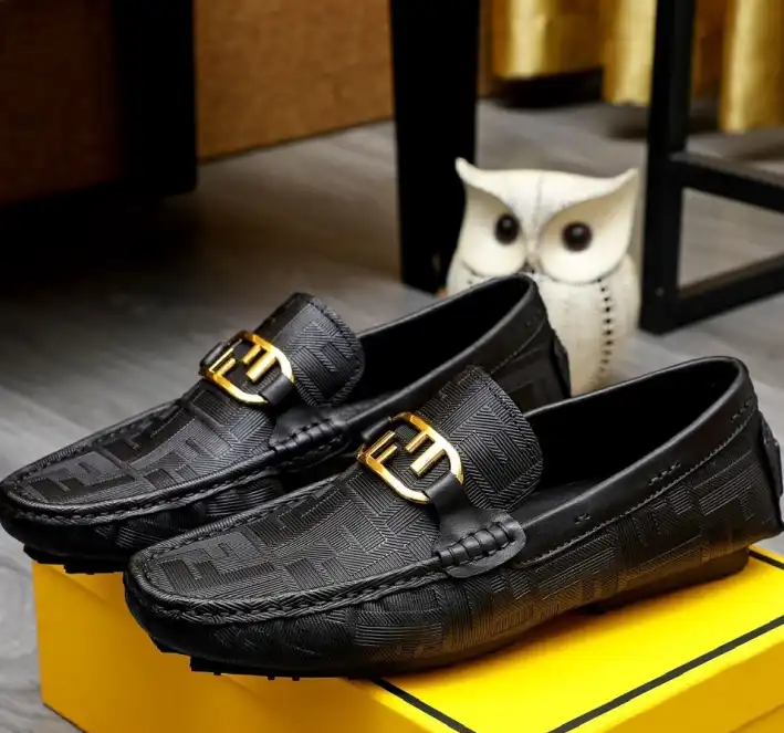 hype Fendi Leather Shoes