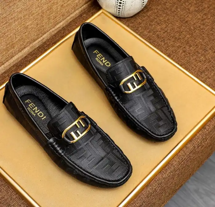 hype Fendi Leather Shoes