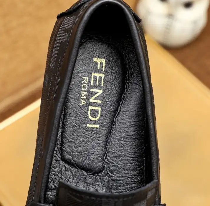 hype Fendi Leather Shoes