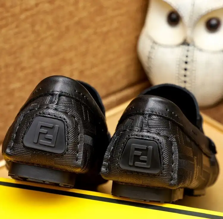 hype Fendi Leather Shoes