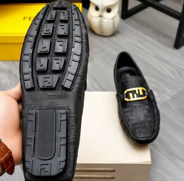 hype Fendi Leather Shoes